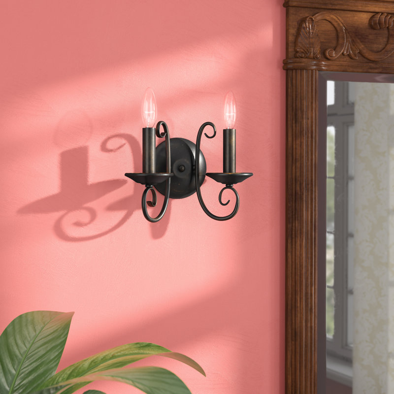 Solvey Candle Wall Light, Oil Rubbed Bronze