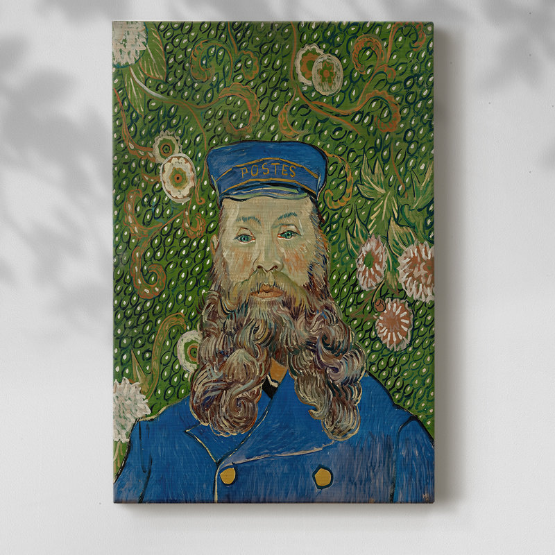 Portrait de Joseph Roulin - Toile tendue par Vincent Van Gogh, 18 x 27