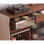 Glass Door Stainless Steel Buffet Table-132644493