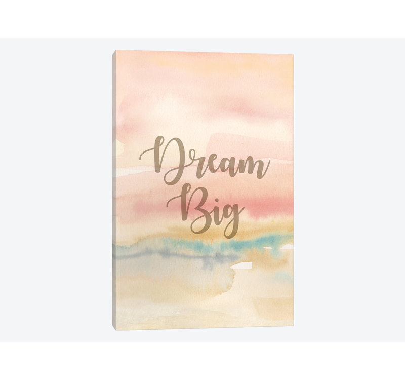 « rêve big panel i », impression sur toile, H 26 po x l 18 po x P 1,5 po, Toile tendue, Pas de tapis