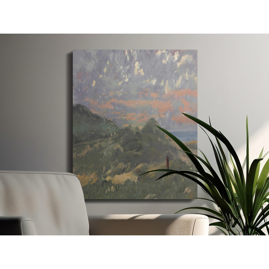 Impressionist Coastal Landscape Canvas Print