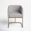 Orchid Velarde Upholstered Arm Chair in Gray