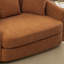 56.3" W Oversized Slipcovered Barrel Chair,Chenille Sofa Chair With 5 Pillows-1600980414