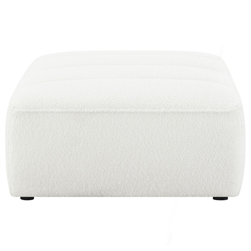 Comfortable Square Upholstered Ottoman（ONLY OTTOMAN)