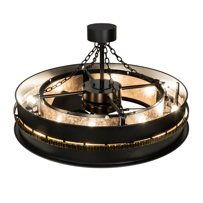 Golden Forge 8 - Light Chandelier