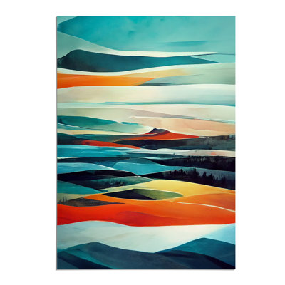 Meadow Landscape Abstract No.4 - Wall Art