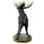 Statue d'orignal majestueux