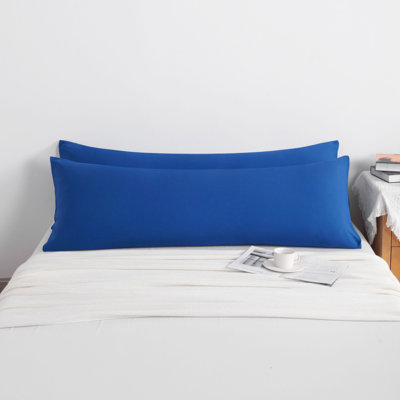 Taie d'oreiller corporelle en microfibre hypoallergénique 2 pièces