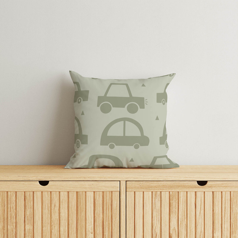 Coussin Driveway, H 26 po x l 26 po, Vert clair