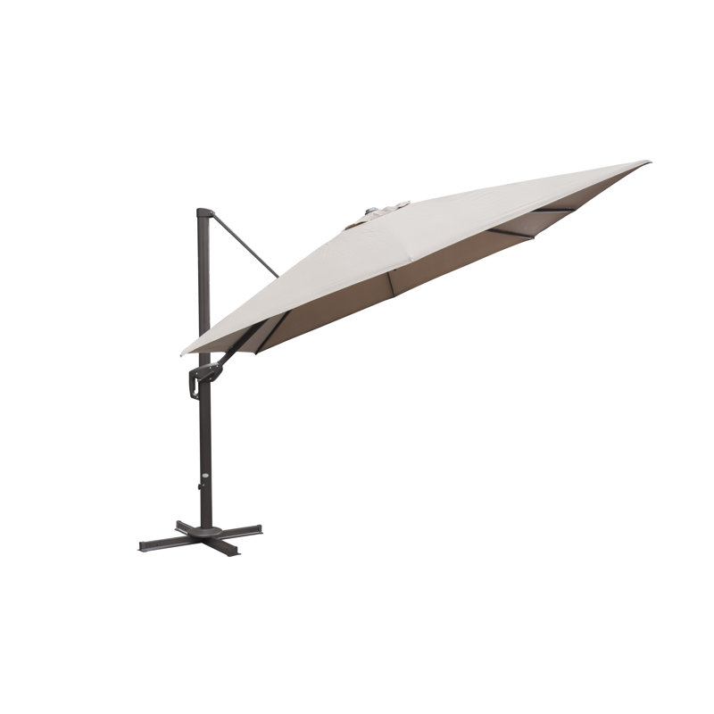 Parasol carré en porte-à-faux 120 po Delcastillo