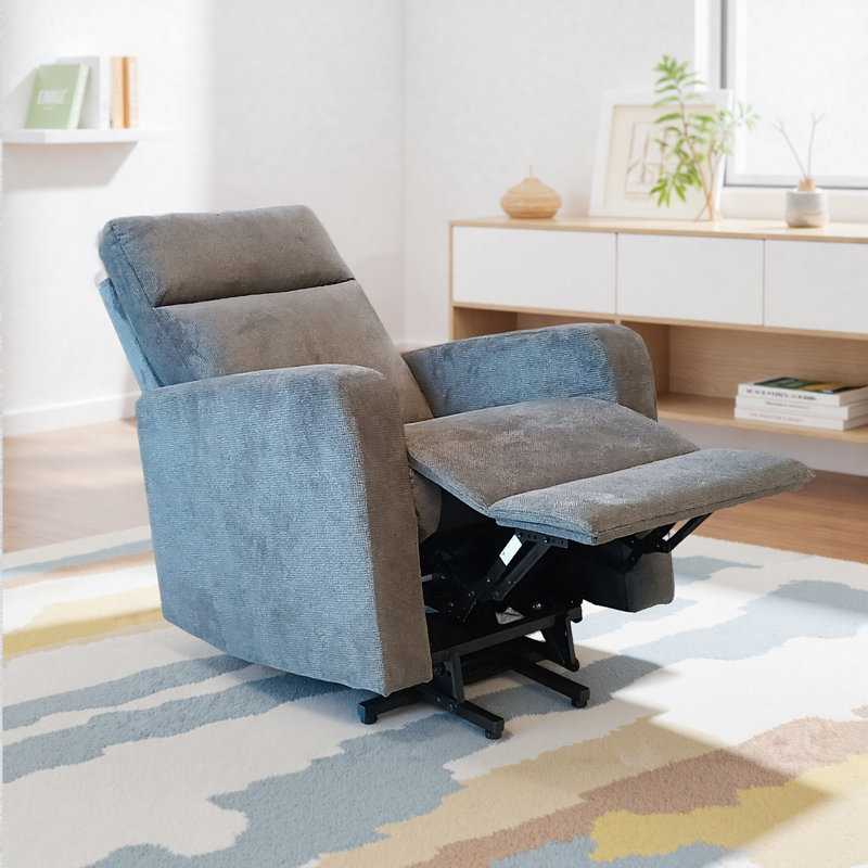 Electric Single Motor Riser Recliner Chair Mobility Lifting Chair, Dark Grey