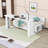 Multifunctional Daybed with Drawers and Desk,Shelves-423747369-423747375