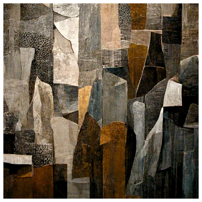 Coussin décoratif abstrait, coussins double face Art, 20 po x 20 po