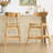 Solid Wood Counter Stool-227712089