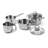 Jazz Cook 6 - Piece Stainless Steel (18/10) Cookware Set