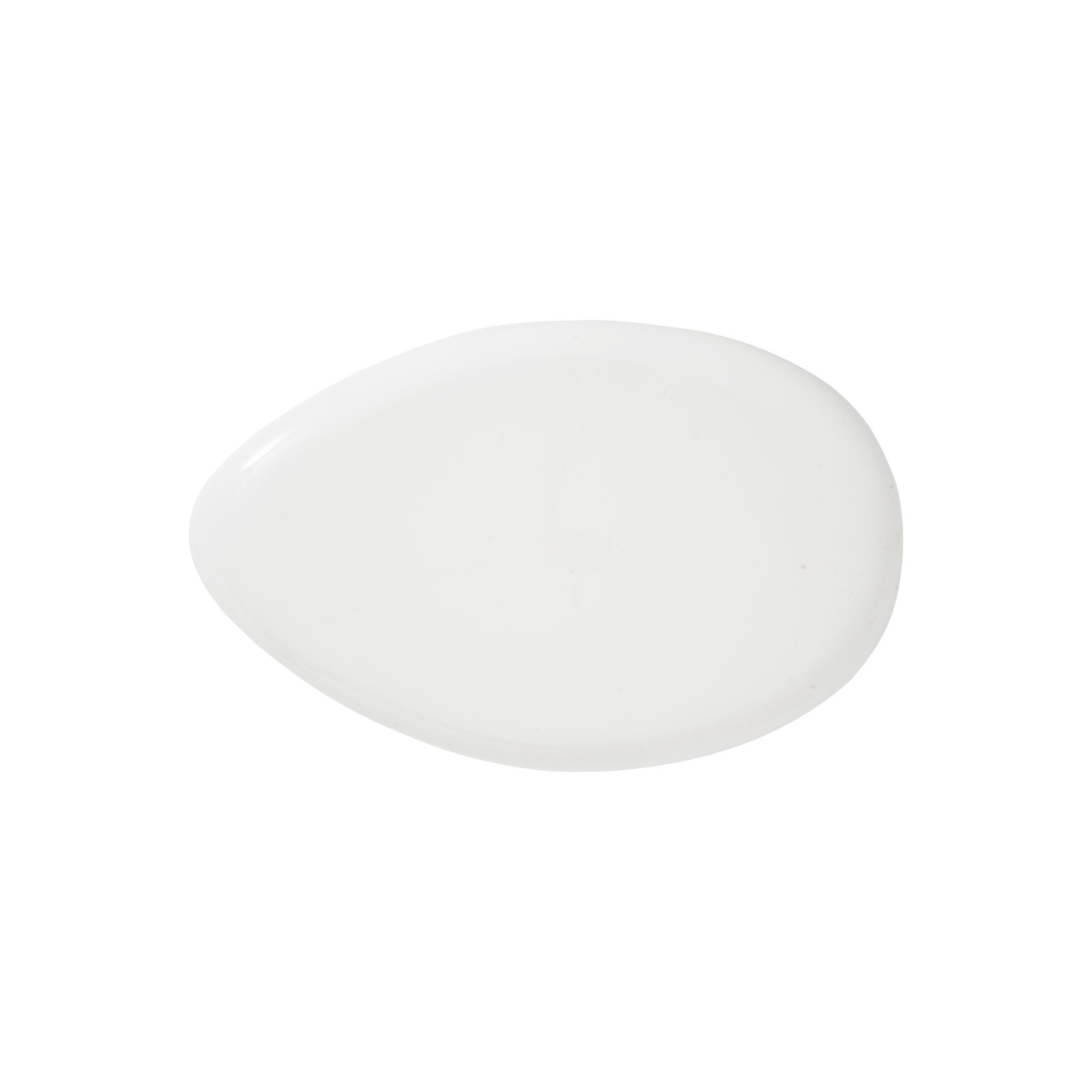 River Stone Patio Table, 16" H x 54" L x 34" W, Gel Coat White