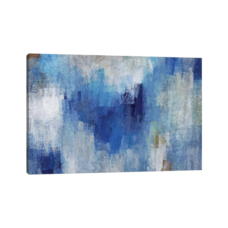 Blue Expression IV by Irena Orlov - Wrapped Canvas Gallery-Wrapped Canvas Giclée, 20.32 cm H x 30.48 cm W
