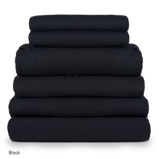 Cotton Blend, Polyester Solid Colour Duvet Cover Set with Pillowcases