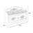 8 Pair Shoe Storage Cabinet