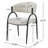 Aadian 19.75'' H Fabric Upholstered Metal Side Chair-329782608
