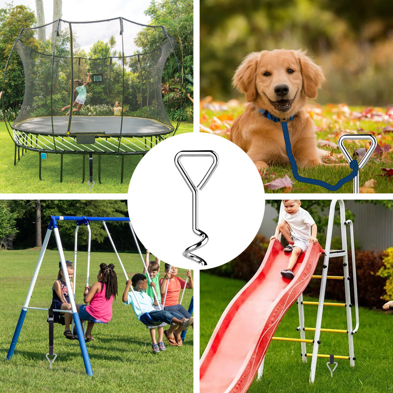 Trampoline Stakes pièces de trampoline robustes, Argent argent