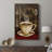 Café Du Marche -Custom Wrapped Gallery Cavas-117940608