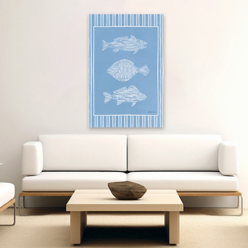 Beachy And Nautical Cape Cod Fish I, 60" H x 40" W