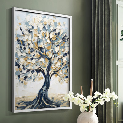 Paysages de la série CL XXXVII - reproduction encadrée de qualité supérieure - prête à être accrochée - aucun clou requis