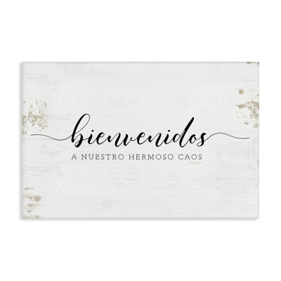 Bienvenidos a Nuestro Hermoso Caos Canvas Wall Art by Jennifer Pugh