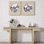Console en chêne patiné avec placage en bois véritable pour le vestibule, le couloir, le salon et le bureau personnel, design minimaliste-1721933239