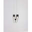 2 - Light Black LED Geometric Pendant