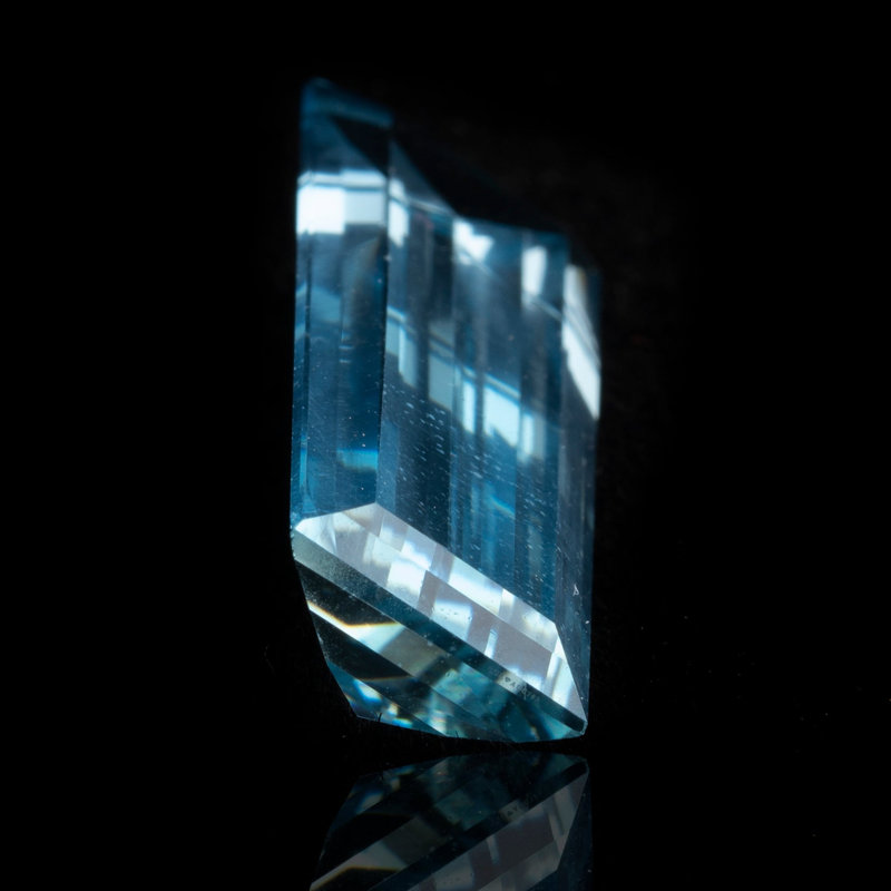 Aigue-marine 13,86 carats du Brésil