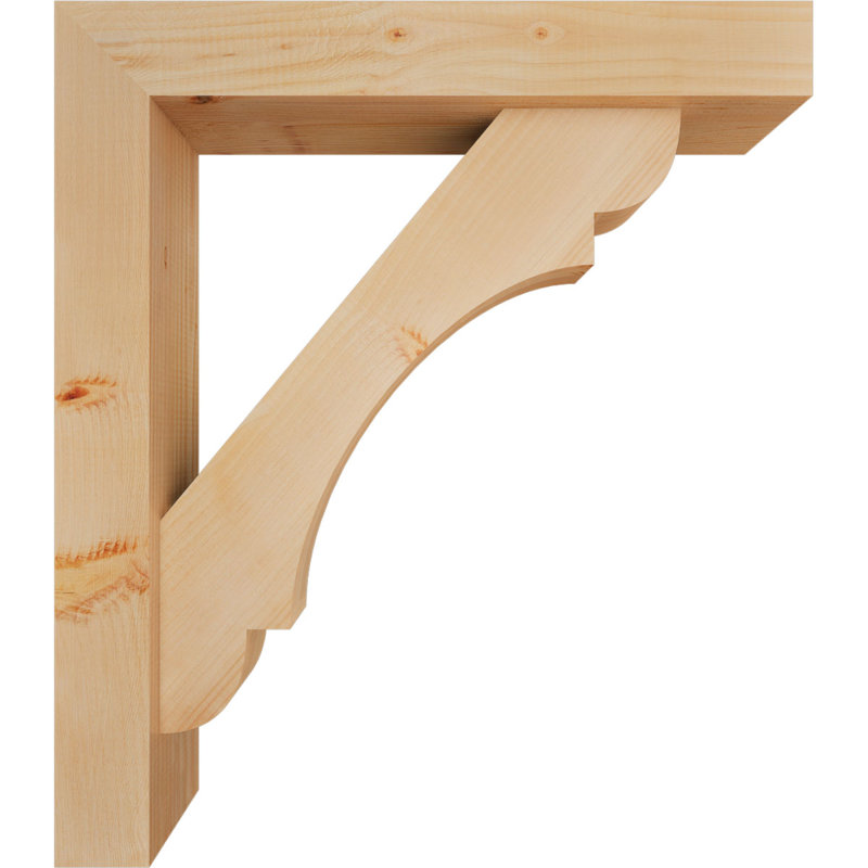 Support de bloc olympique avec entretoise décalée, 32 x 28, Sapin Douglas de l 5 1/2 po (lisse)