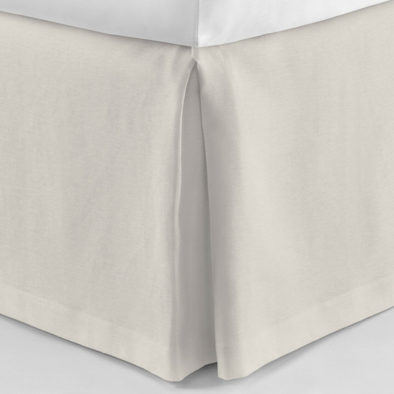 Mandalay Tailored Bed Skirt, Twin, Pearl