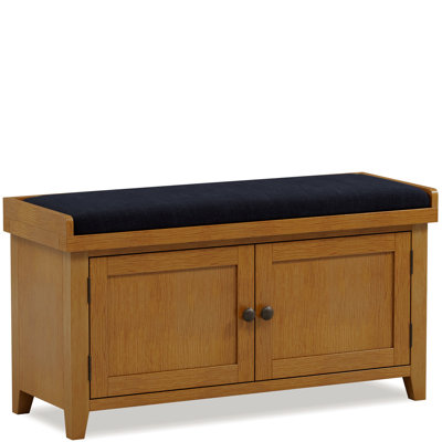 Churchwell Polyester Blend Upholstered Storage Bench