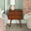 Solid Wood Bedside Table-1409737467