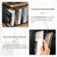 Record Player Stand, 3-compartment Record Holder With Vinyl Storage, Up To 80-100 Albums, Black-128779947