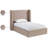 Kendall Wanaque Velvet Upholstered Bed-1761687907-1761687905