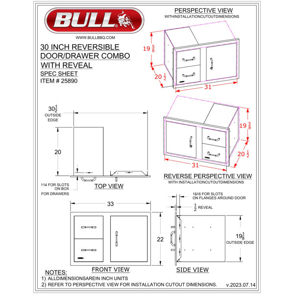 Dimensions du produit