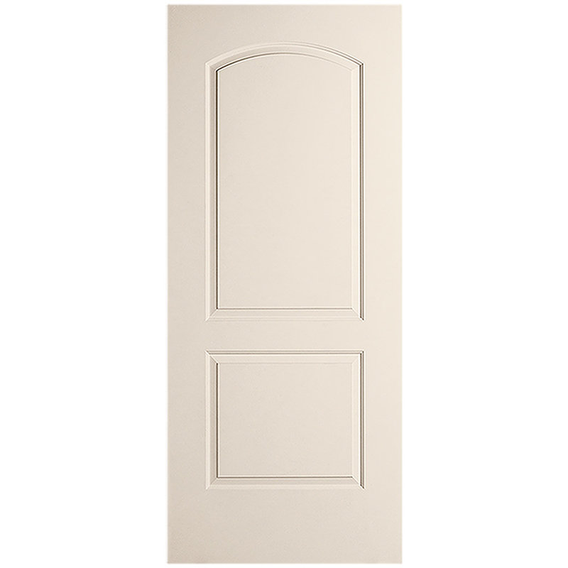 Primed 2-Panel Arch Top Caiman Hollow Core Molded Door, 18" x 80"