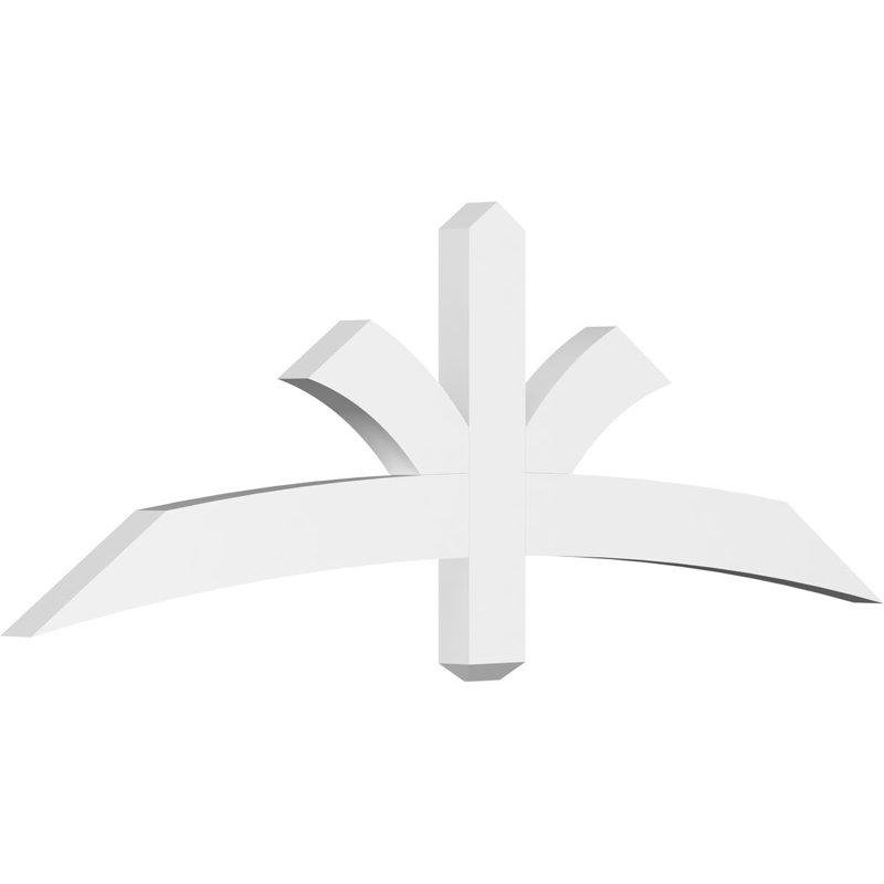Support pour pignon Davenport, H 20 po x l 60 po (pas: 8/12), P 6 po x F 6 po, PVC