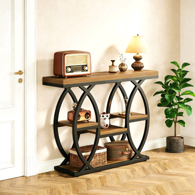 Table d'entrée classique, console pratique, table de canapé stable