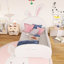 Lit princesse tapissier en bois avec tête de lit et pied de lit-175125705