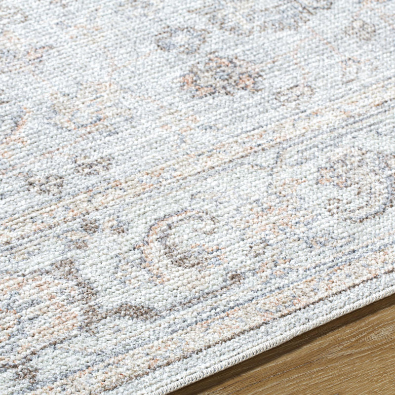 Our PNW Home x Livabliss Vintage Traditional Oriental Boho Grey Tan Area Rug, Runner 2'8" x 10'