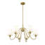 Lustre à intensité variable en acier 6 lumières Sujal-1522970475-1522970472