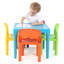 Ensemble de table d'écriture et de chaises pour enfants 5 pièces Adiline-36828994