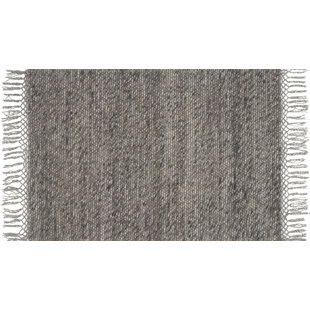 Tapis gris tissé à la main
