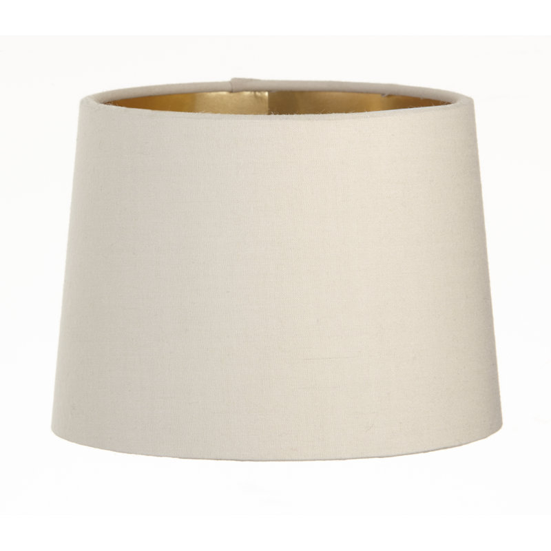 11cm H Linen Drum Lamp Shade ( Clip On ), Soft Latte