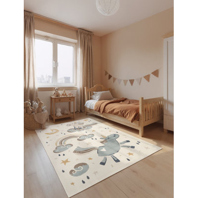 Rectangle Abstract Area Rug