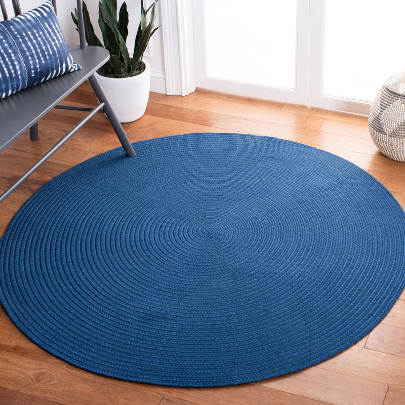 Tapis d'intérieur / extérieur tissé à la main tressé à la main, Rond 3 pi